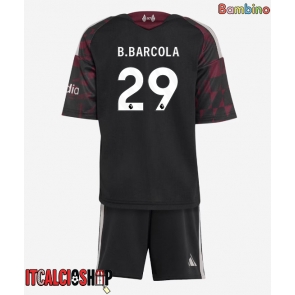 Liverpool Bradley Barcola #29 Terza Maglia Bambino 2026-27 Manica Corta (+ Pantaloni corti)